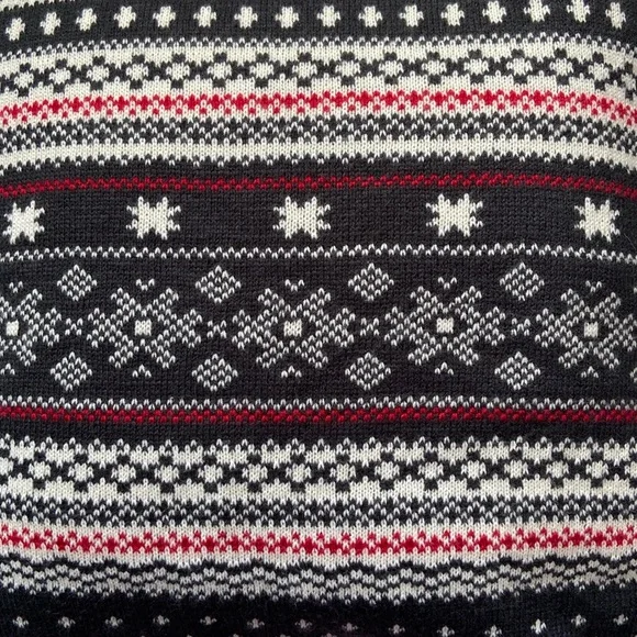 Brooks Brothers Fair Isle Sweater Knit Accent Pillow Covers Set of Two - Picture 12 of 16